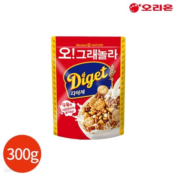 오리온 마켓오 오 그래놀라 다이제 300g