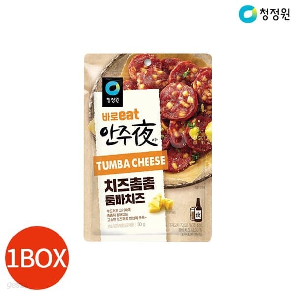 청정원 바로eat 안주야 치즈촘촘 툼바치즈 30g x 30개