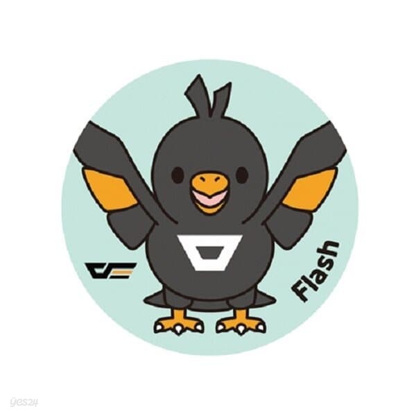 DARKFLASH Mascot DMP-25 원형 마우스 패드 (Flash)