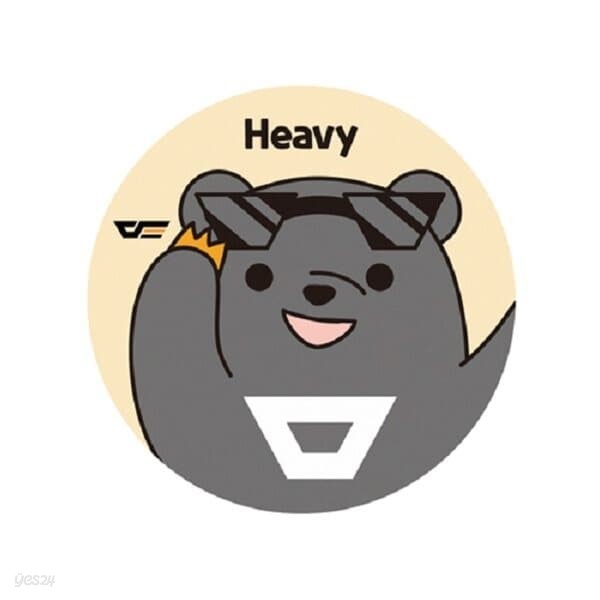 DARKFLASH Mascot DMP-25 원형 마우스 패드 (Heavy)