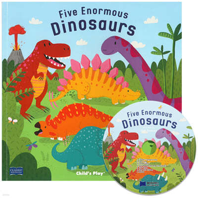 [ο]   Five Enormous Dinosaurs ( & CD)