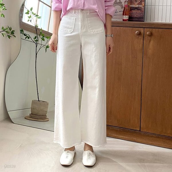 롱부츠 화이트진(S-2XL)