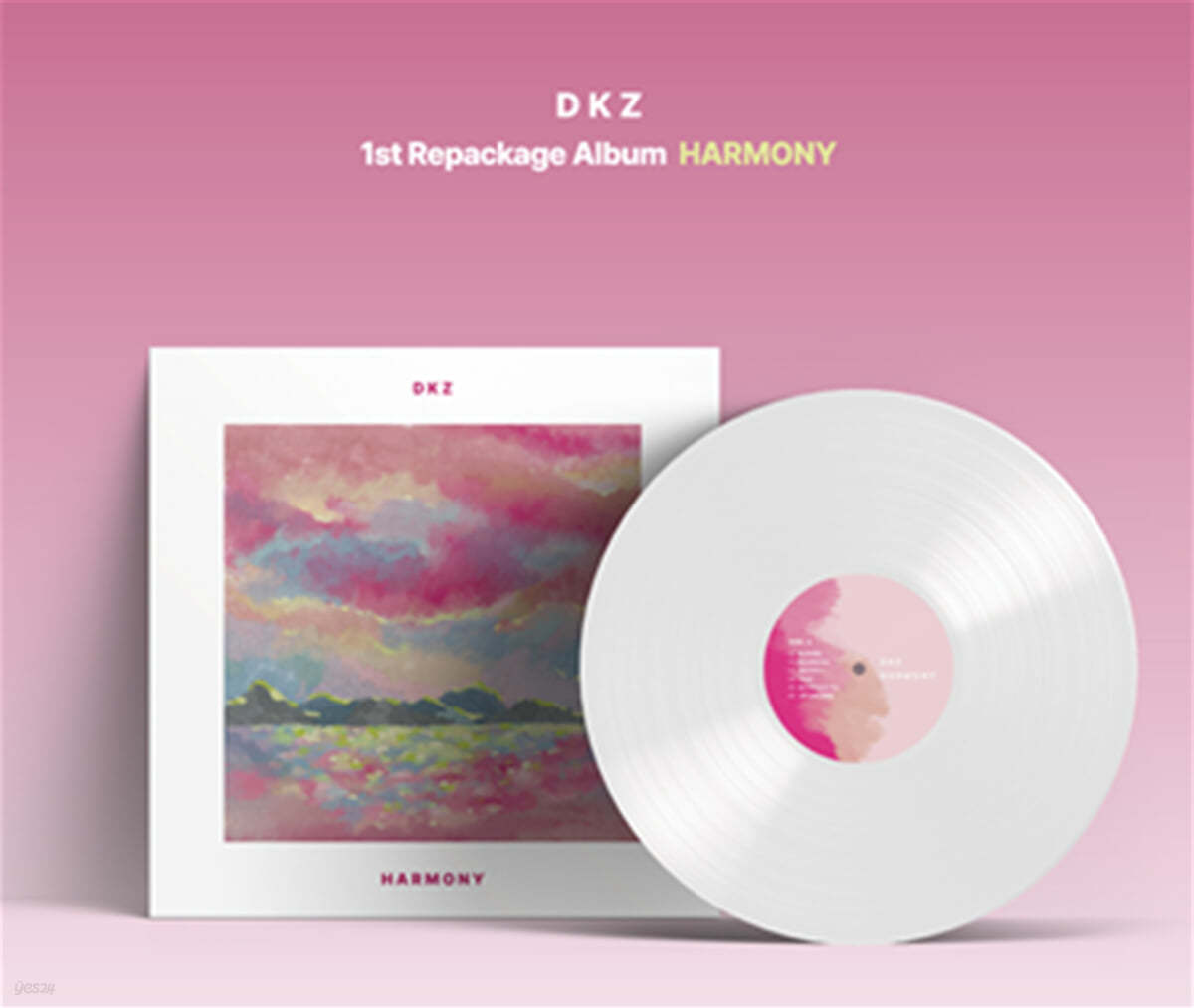 DKZ (디케이지) - 1st Repackage Album 'HARMONY' [화이트 컬러 LP]