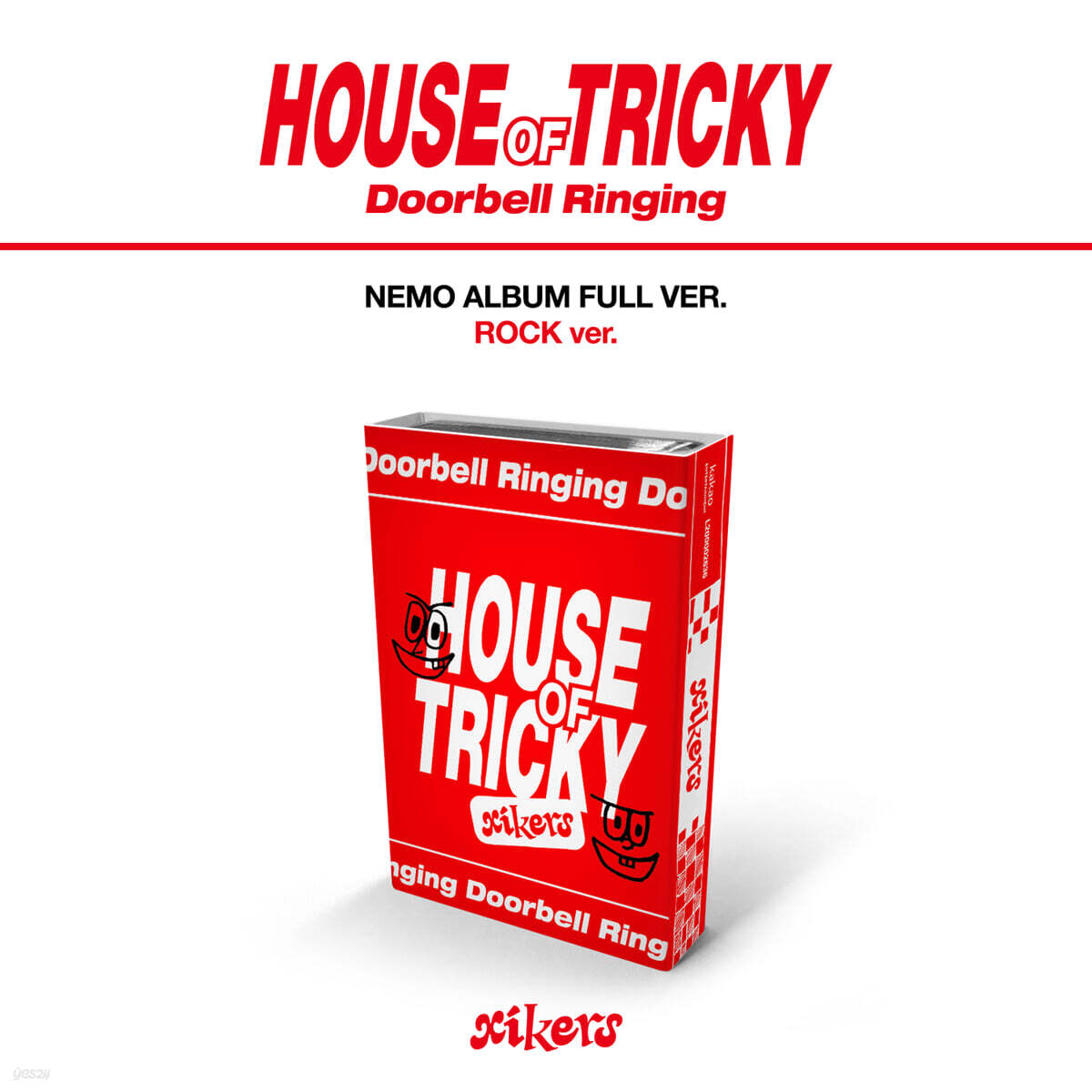 싸이커스 (xikers) - 1ST MINI ALBUM [HOUSE OF TRICKY : Doorbell Ringing][ROCK ver.] (Nemo Album)