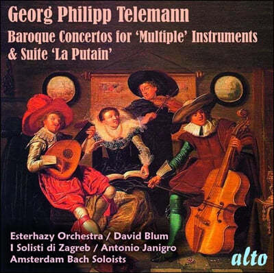 David Blum 텔레만: 바로크 협주곡, 'La Putain' 모음곡 (Telemann: 'Multi-instrument' Concertos)