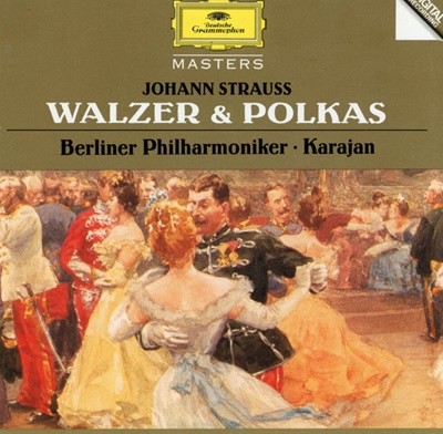 카라얀 - Karajan - Johann Strauss Walzer & Polkas [독일발매]
