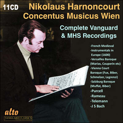 Nikolaus Harnoncourt 니콜라우스 아르농쿠르 레코딩 모음집 (Complete Vanguard & MHS Recordings)