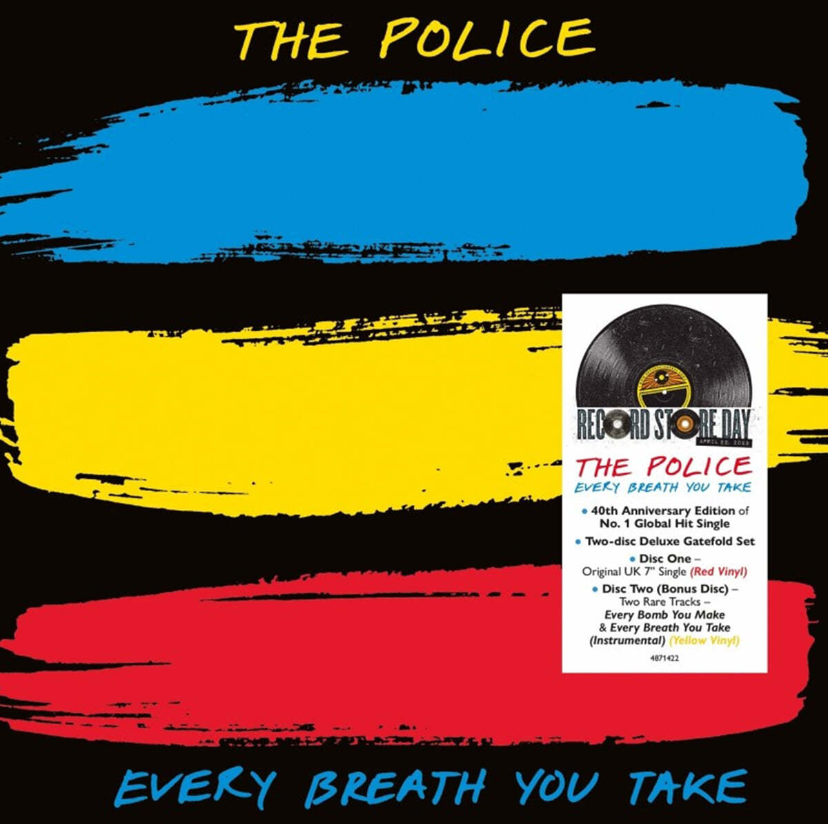 Police (폴리스) - Every Breath You Take [레드 &amp; 옐로우 컬러 7인치 2 Vinyl]