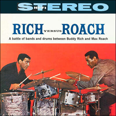 Buddy Rich / Max Roach — Rich Versus Roach 앨범 커버