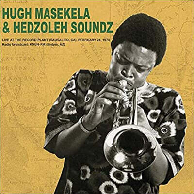 Hugh Masekela — Live at the Record Plant,24th February 앨범 커버