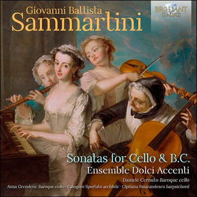 Ensemble Dolci Accenti ︶Ƽ: ÿο   ҳŸ  (Sammartini: Sonatas for Cello & B.C.)