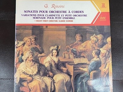 [LP] 클라우디오 시모네 - Claudio Scimone - Rossini Sonates Pour Orchestre A Cordes 2Lps [서울-라이센스반]