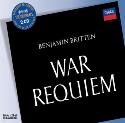 브리튼 (Britten) : 전쟁 레퀴엠 (Britten : War Requiem) - 갈리나 비슈네브스카야 (Vishnevskaya)(2CD)  (24bit)(EU발매)