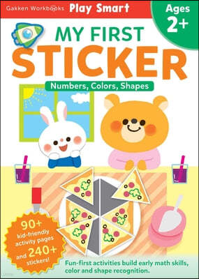 Play Smart My First Sticker Numbers, Colors, Shapes: For Ages 2+