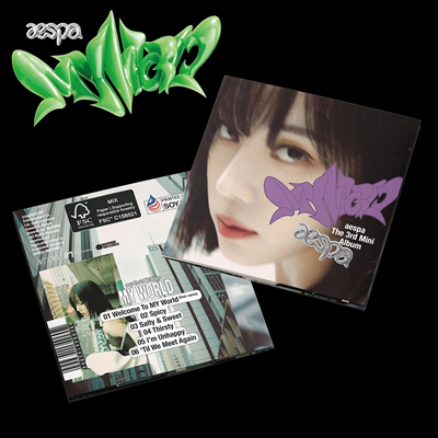  (aespa) - My World - The 3nd Mini Album (Poster Ver.)(WINTER Ŀ)(̱   )(̱ݿ)(CD)