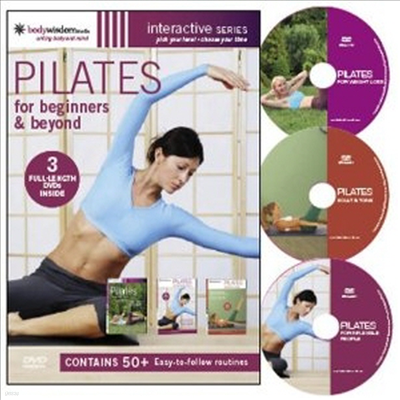 Pilates For Beginners & Beyond Boxed Set :Pilates for Inflexible People / Pilates Complete for Weight Loss / Pilates Complete Sculpt and Tone (ʶ׽  ʽ  ) (ڵ1)(ѱ۹ڸ)(D