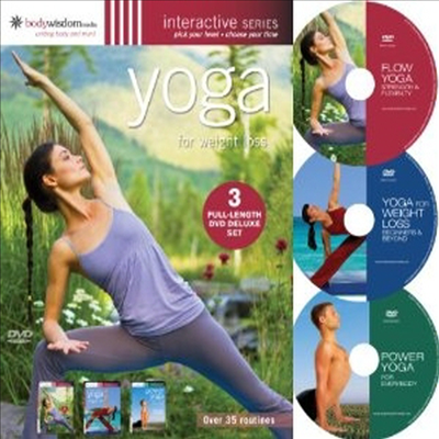 Yoga for Weight Loss :Deluxe 3 DVD set with over 30 routines (䰡  Ʈ ν) (ڵ1)(ѱ۹ڸ)(DVD)