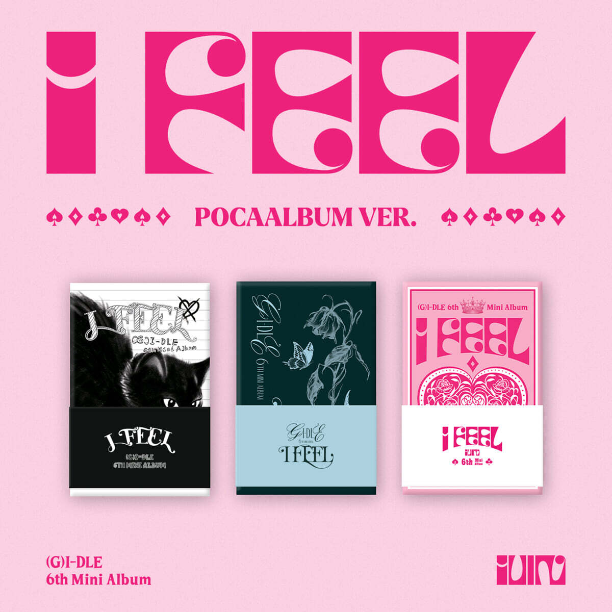 (여자)아이들 - 미니앨범 6집 : I feel [PocaAlbum Ver.][3종 SET]