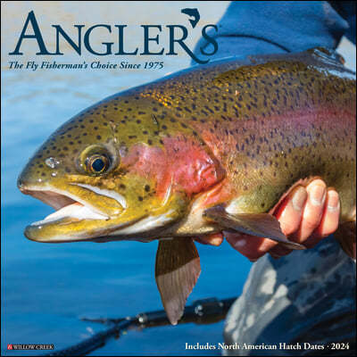 Angler's 2024 12 X 12 Wall Calendar