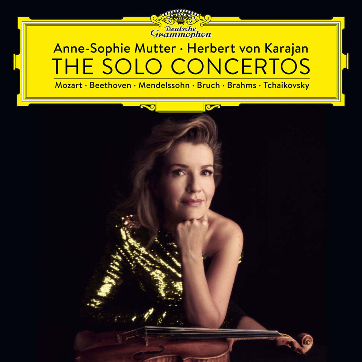 Anne-Sophie Mutter 안네-소피 무터 &amp; 카라얀 협주곡 모음집 (The Solo Concertos) [5LP]