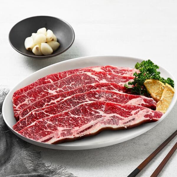 [미트마스터] 프리미엄 블랙앵거스 LA 꽃갈비 1kg(초이스등급) - YES24