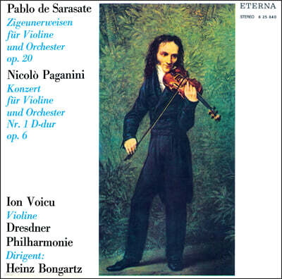 Ion Voicu — Ion Voicu 사라사테: 지고이네르바이젠 / 파가니니: 바이올린 협주곡 (Sarasate: Zigeunerweisen / Paganini: Violin Concerto) 앨범 커버