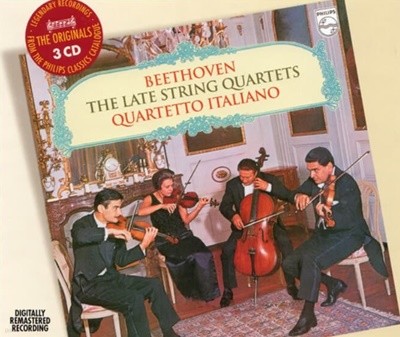 Beethoven :  The Late String Quartets (후기 현악 사중주) - 이탈리아 사중주단 (Italian Quartet)(3CD) (미개봉)(EU발매)