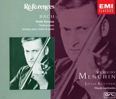 예후디 메뉴인 - Yehudi Menuhin - Bach Violin Sonatas 2Cds [E.U발매]