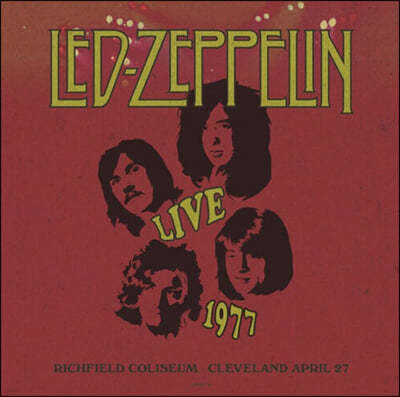 Led Zeppelin (레드 제플린) - Live At Richfield Coliseum IN Cleveland April 27 1977 [2LP]