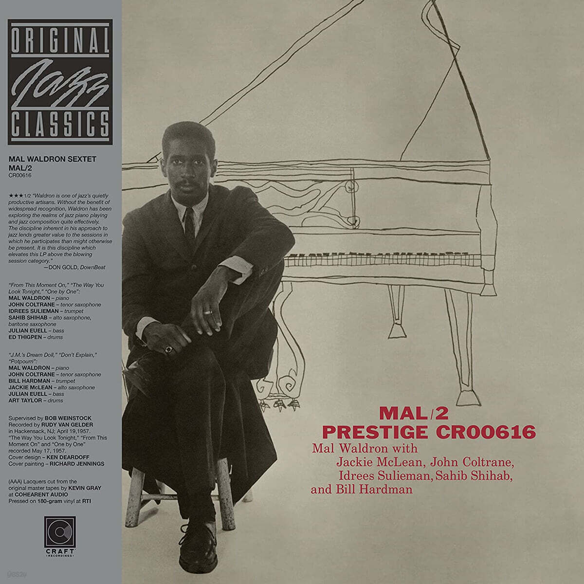 Mal Waldron Sextet (맬 왈드론 섹스텟) - Mal/2 [LP]