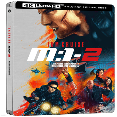 Mission: Impossible 2 (̼ ļ 2) (Steelbook)(4K Ultra HD+Blu-ray)(ѱ۹ڸ)