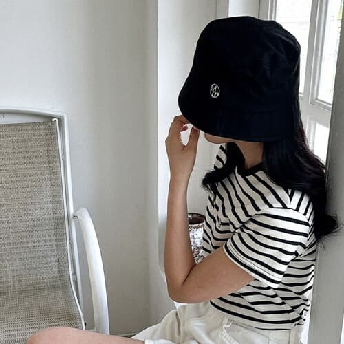 [mm] bucket hat black