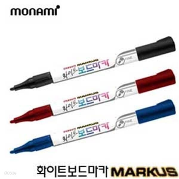 모나미 화이트보드 마카 세필닙Fine  1타12개입