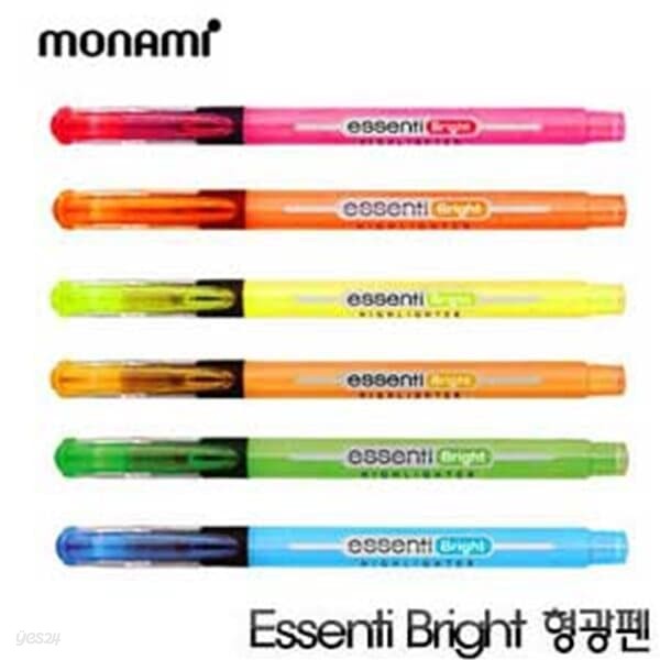 모나미 에센티브라이트  1타12개입  밝은형광펜 Essenti B