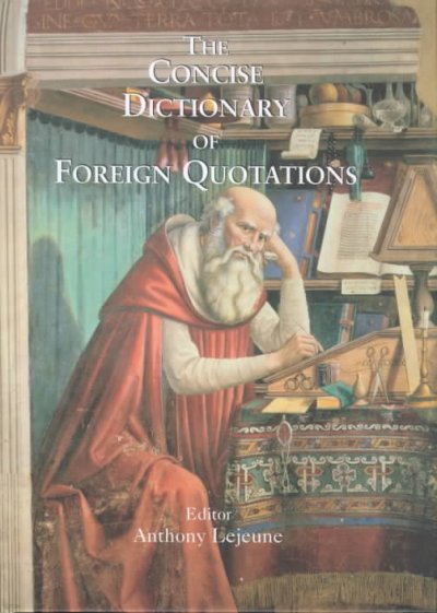 Concise Dictionary of Foreign Quotations