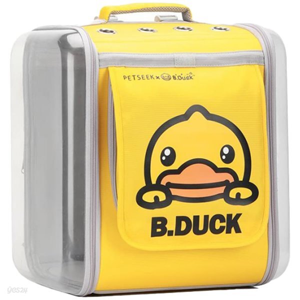 PB-003 PETSEEK B. Duck 투명 캡슐 펫 백팩