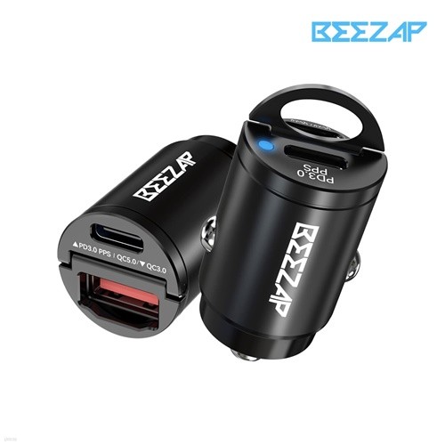 비잽 45W 초고속충전2.0 차량용 시거잭 충전기 듀얼초미니매립형 PD PPS QC5.0