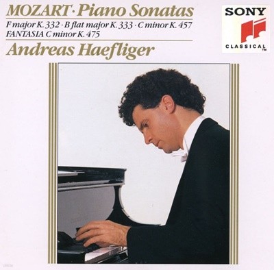 안드레아스 헤플리거 - Andreas Haefliger - Mozart Piano Sonatas F Major K.332,B Flat Major K.333 [홀랜드발매]