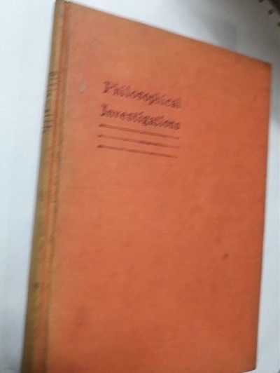 Philosophical Investigations /(Ludwig Wittgenstein/하단참조)