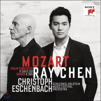 Ray Chen Ʈ : ̿ø ְ 3, 4, ҳŸ 15 (Mozart: Violin Concertos, Sonata K. 305)  þ, 