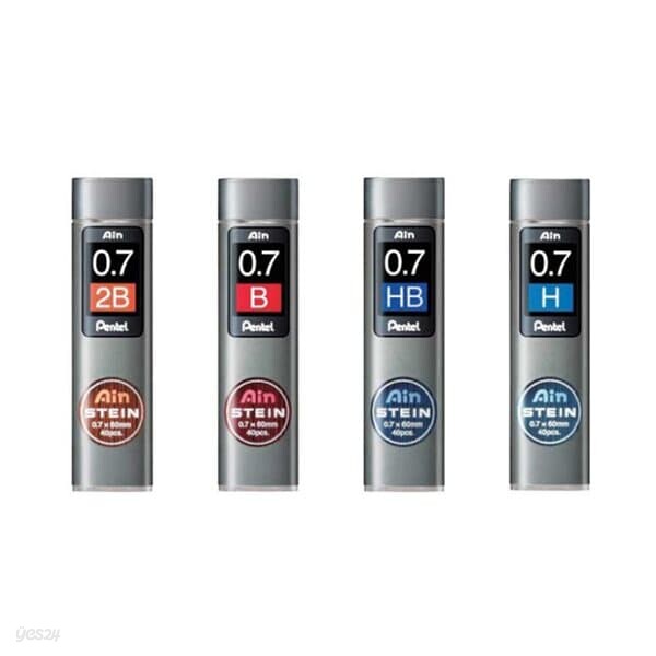 펜텔 샤프심 아인슈타인 C277 0.7mm/2B/60mm*40본 1개