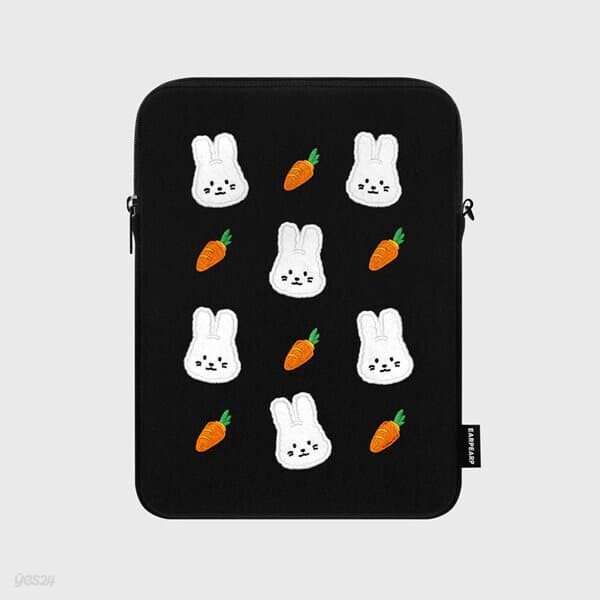 DOT CARROT POPO-BLACK(아이패드 파우치)
