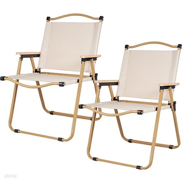 1+1 접이식 캠핑의자 대형 휴대용 경량 의자