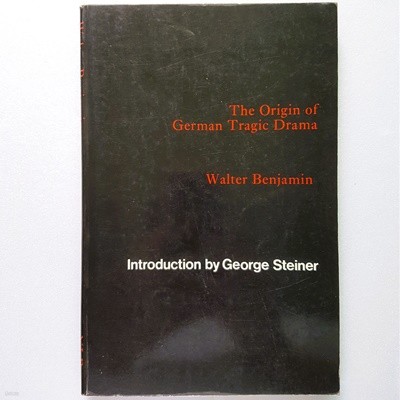 The Origin of German Tragic Drama (Paperback)