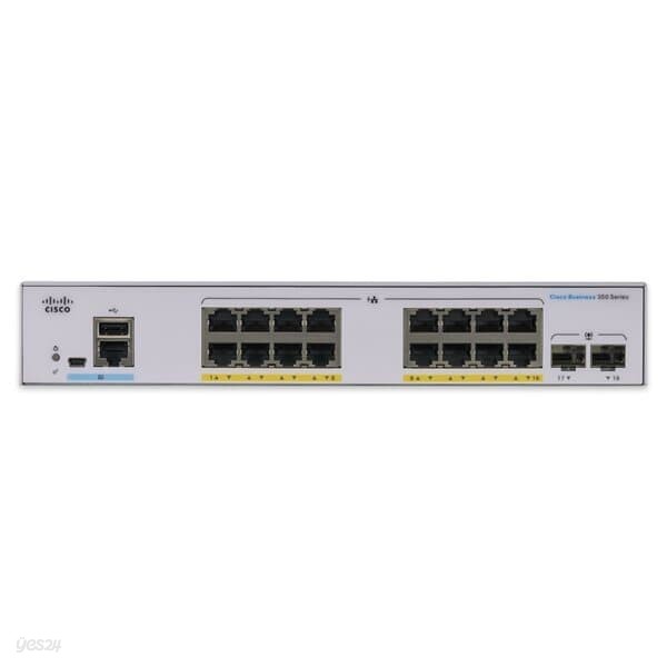 CISCO CBS350-16T-E-2G-EU 스위치허브