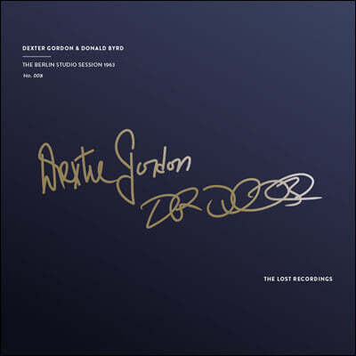 Dexter Gordon Donald Byrd — 덱스터 고든 & 도날드 버드 1963년 베를린 스튜디오 세션 (Dexter Gordon & Donald Byrd The Berlin Studio Session 1963) 앨범 커버