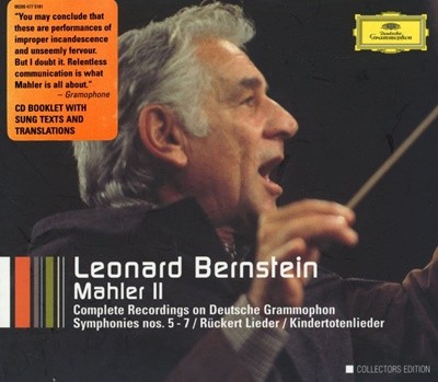 번스타인 - Leonard Bernstein - Mahler Symphonies Nos. 5-7 ,Ruckert Lieder 5Cds [Box] [E.U발매