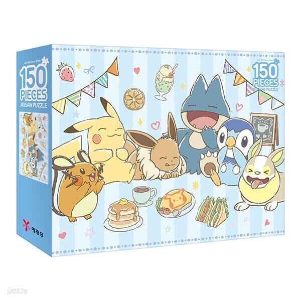 포켓몬스터 직소퍼즐 애니 만화 150피스 포켓몬 카페