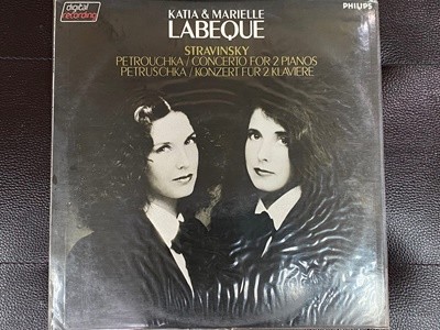 [LP] 카티아 & 마리엘 라베크 - Katia & Marielle - Stravinsky Concerto Per Due Pianoforti Soli LP [미개봉][성음-라이센스반]