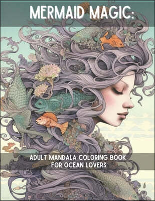 Mermaid Magic: Adult Mandala Coloring Book for Ocean Lovers